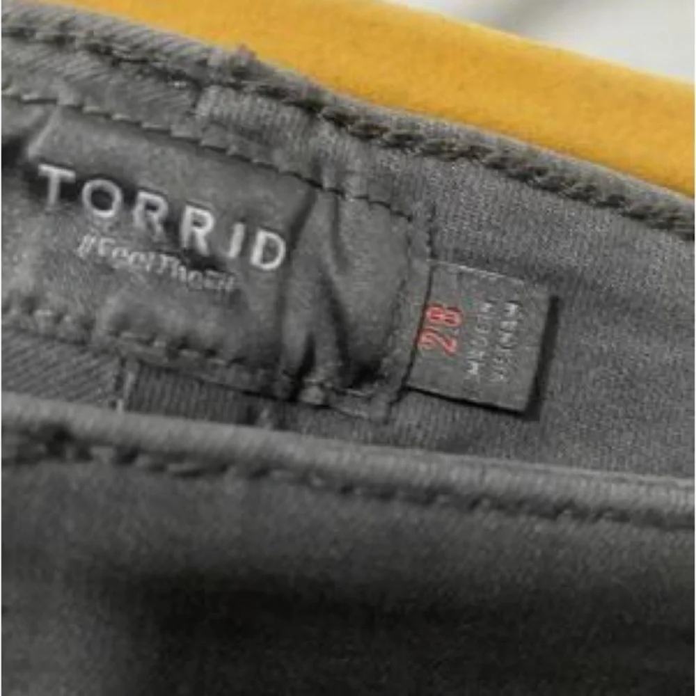Torrid Gray Distressed Jean Shorts - Picture 3 of 5